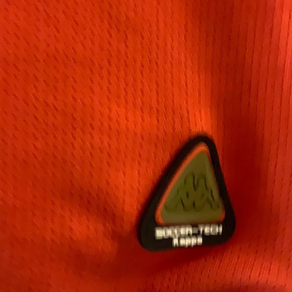 KAPPA Soccer-Tech Tank Top. Sz. Large. Orange/Gray Excellent Condition. - Picture 5 of 7